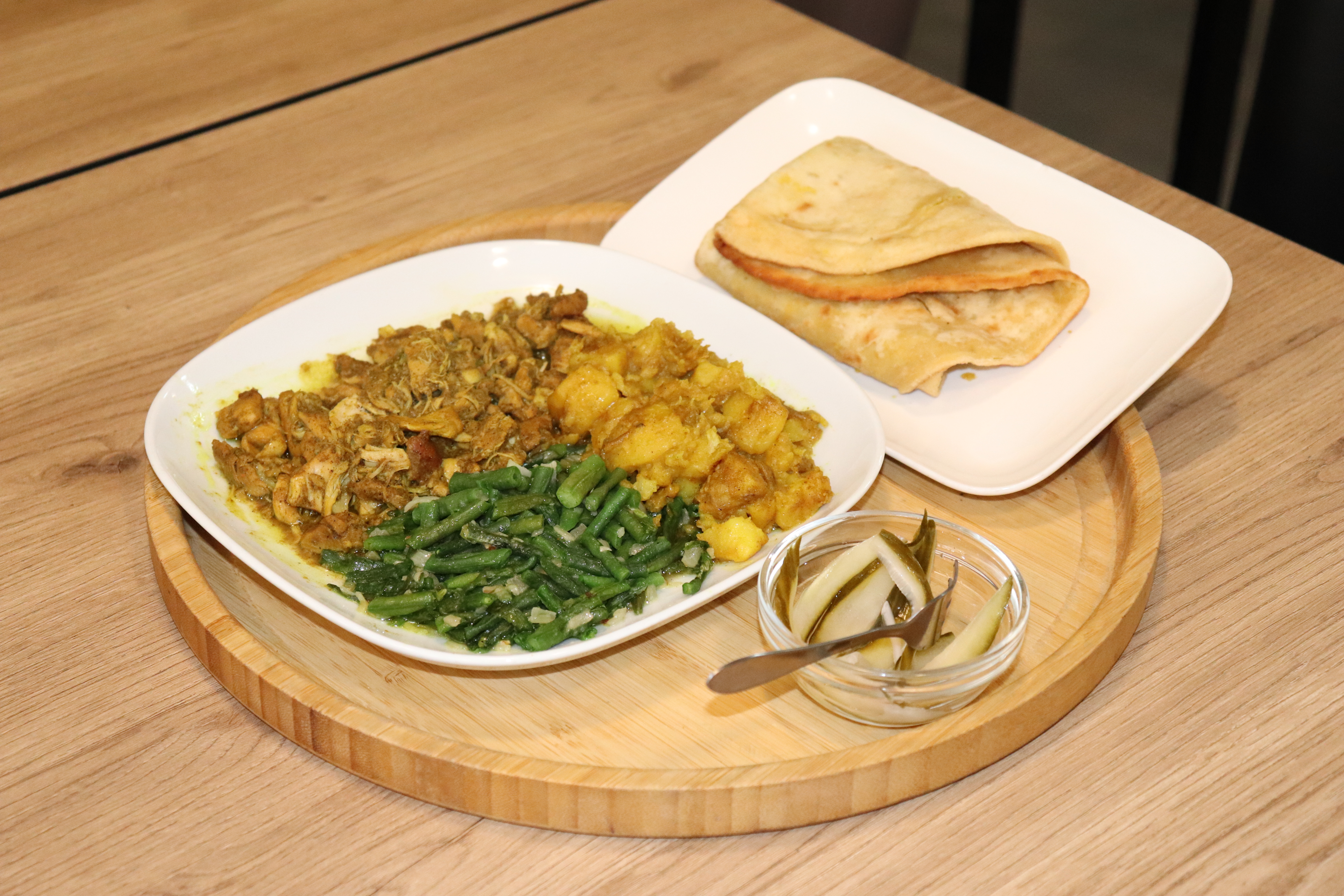 Roti kerrie kip